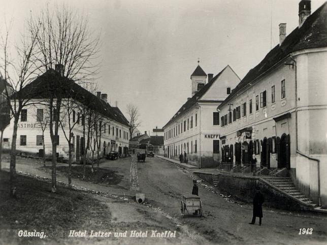 Hotel Latzer und Kneffel im Jahr 1934