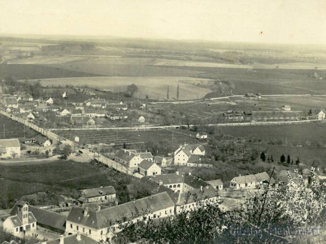 Güssing, Blick von der Burg, 1926