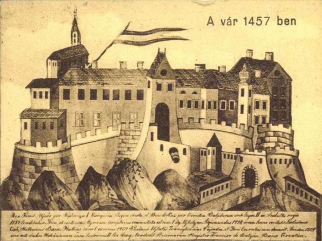 Burg Güssing im Jahr 1457
