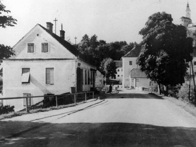 Güssing, Dammstraße, um 1940