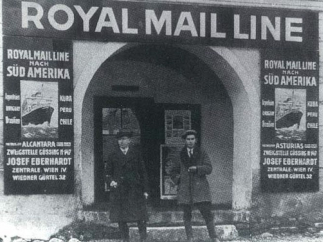 Güssing, Büro der Royal Mail Line, Auswanderung